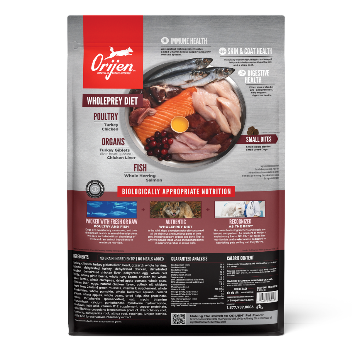 Orijen salmon dog online food